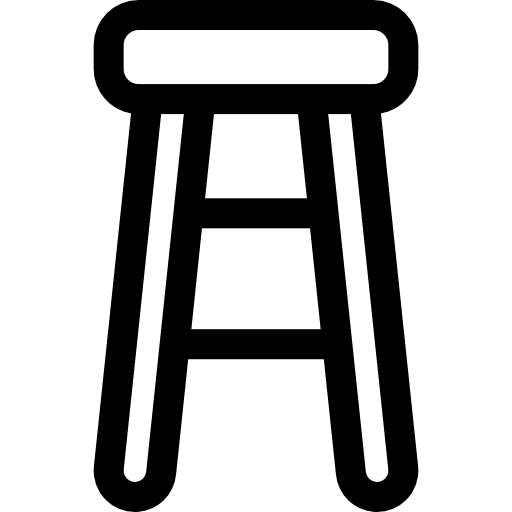 Табурет Basic Rounded Lineal иконка