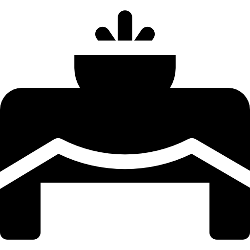 mesa Basic Rounded Filled icono