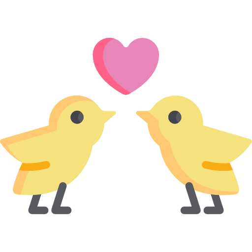 Птицы любви Special Flat иконка
