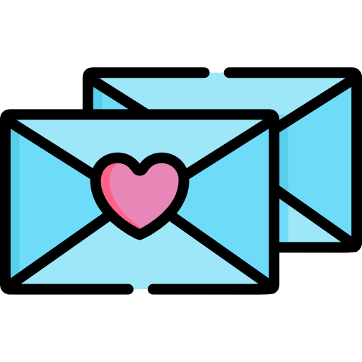 Любовное письмо Special Lineal color иконка