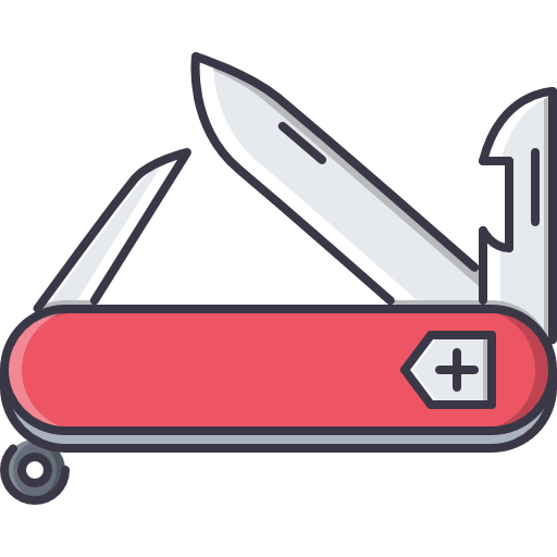 couteau suisse Coloring Color Icône