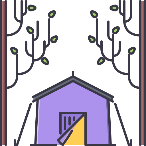 Tent Coloring Color icon