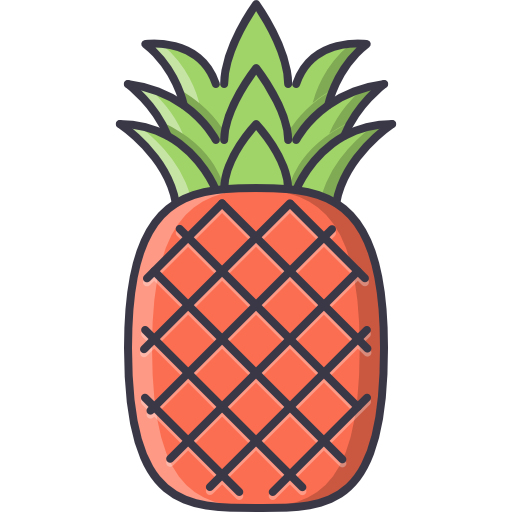 Pineapple Coloring Color icon