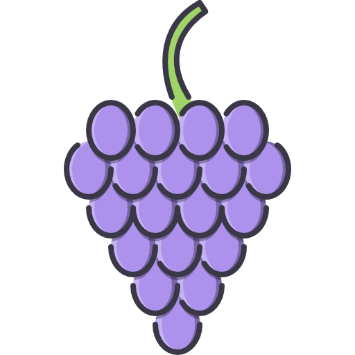 Grapes Coloring Color icon