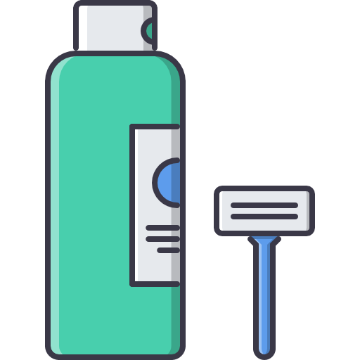 Shaving cream Coloring Color icon