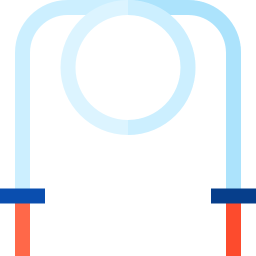 cuerda saltar Basic Straight Flat icono