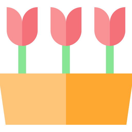 flores Basic Straight Flat icono