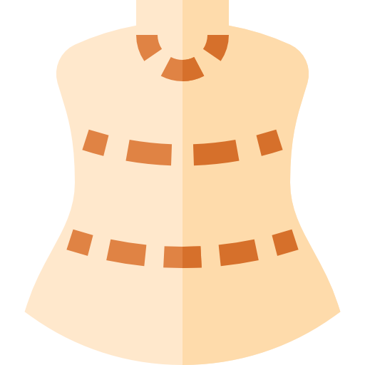 Mannequin Basic Straight Flat icon