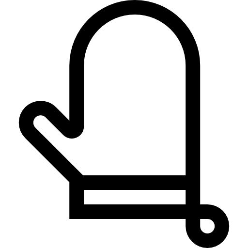 ミトン Basic Straight Lineal icon