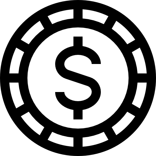 카지노 Basic Straight Lineal icon