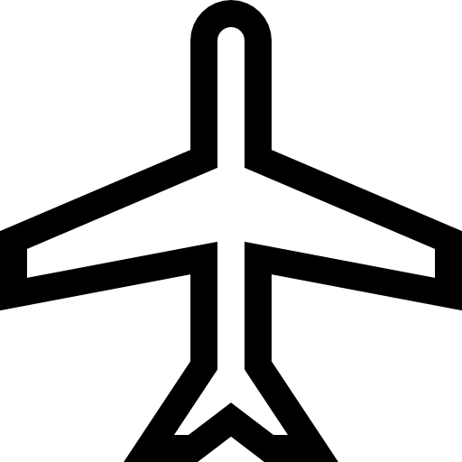 flugzeug Basic Straight Lineal icon