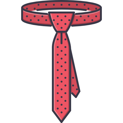 krawat Coloring Color ikona