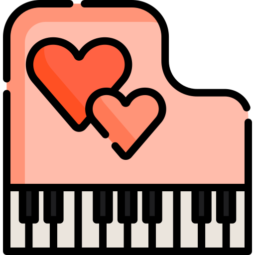 Piano Special Lineal color icon