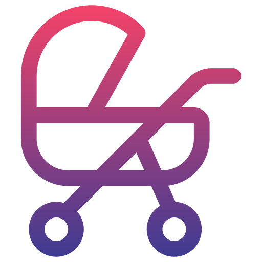 Детская коляска Generic Gradient иконка