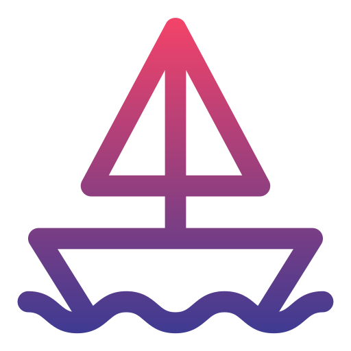 帆船 Generic Gradient icon