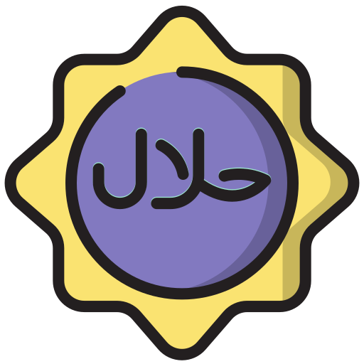 halal Generic Outline Color icoon