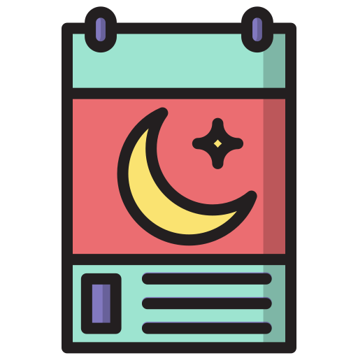 ramadan Generic Outline Color icoon