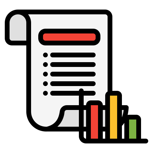 Data report Generic Outline Color icon