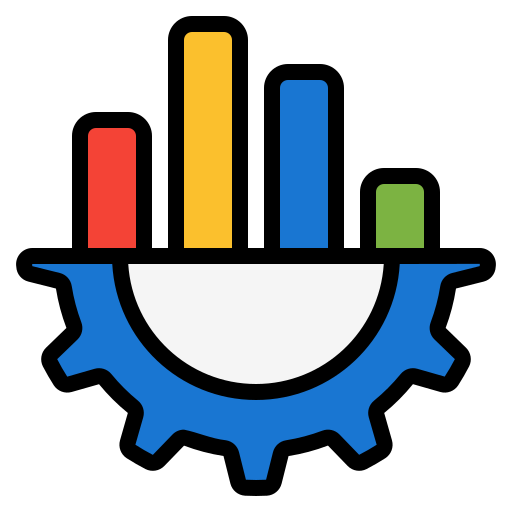 gestión de datos Generic Outline Color icono