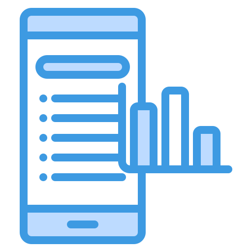 mobile analytik Generic Blue icon