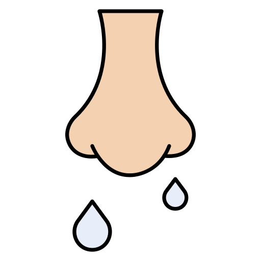 Runny nose Vector Stall Lineal Color icon