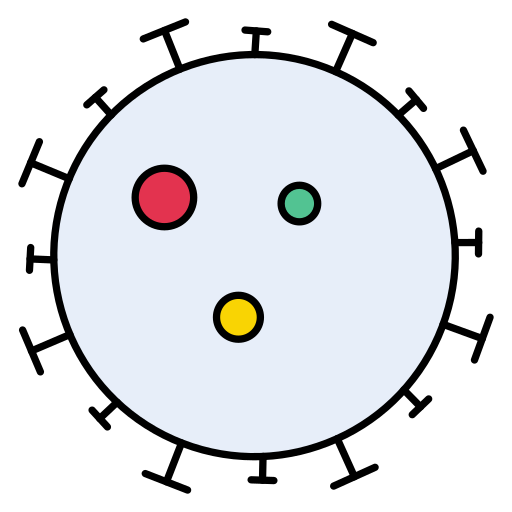 코로나 19 Vector Stall Lineal Color icon