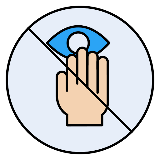 No touch Vector Stall Lineal Color icon