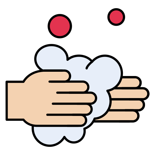 Washing hands Vector Stall Lineal Color icon