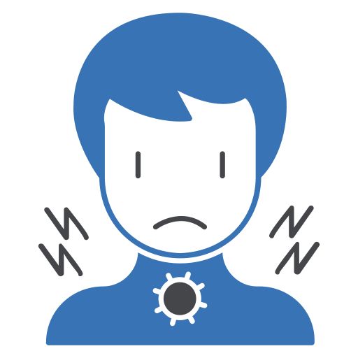 痛み Generic Blue icon