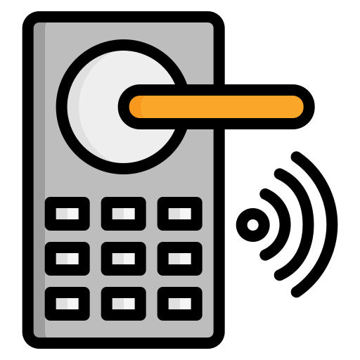 Smart lock Generic Outline Color icon