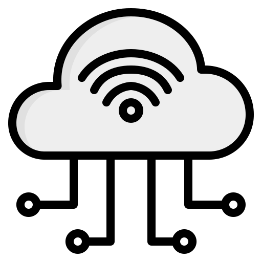 conexión a la nube Generic Outline Color icono