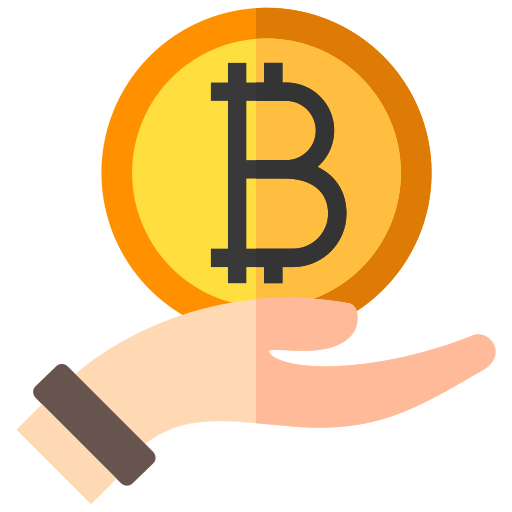 geef bitcoin Generic Flat icoon