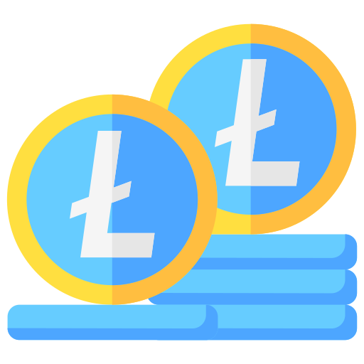 litecoin Generic Flat ikona