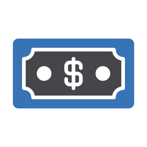 dinero en efectivo Generic Blue icono