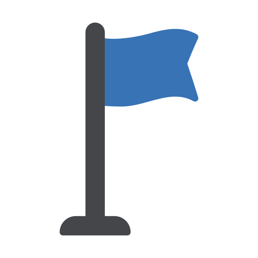 깃발 Generic Blue icon