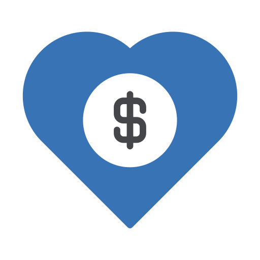 Donation Generic Blue icon
