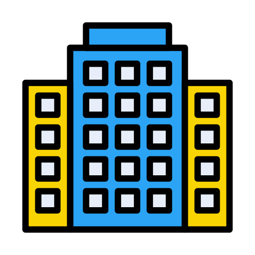 Building Vector Stall Lineal Color icon