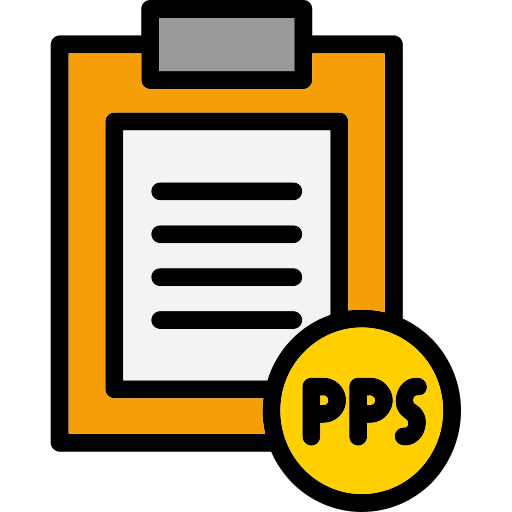 ppsファイル Generic Outline Color icon