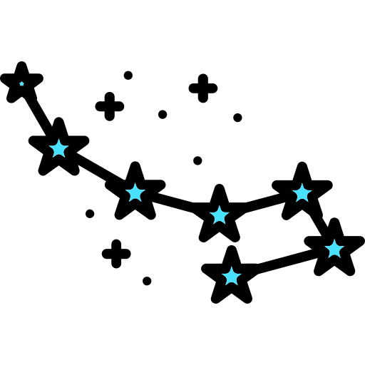constelación Generic Outline Color icono