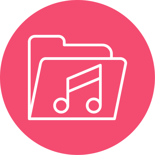 Music folder Generic Circular icon