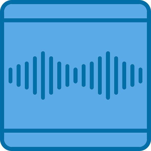 fale dźwiękowe Generic Blue ikona