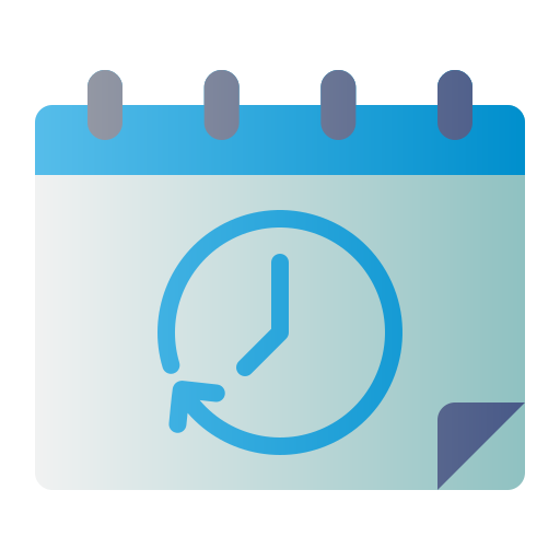 calendario Generic Flat Gradient icono