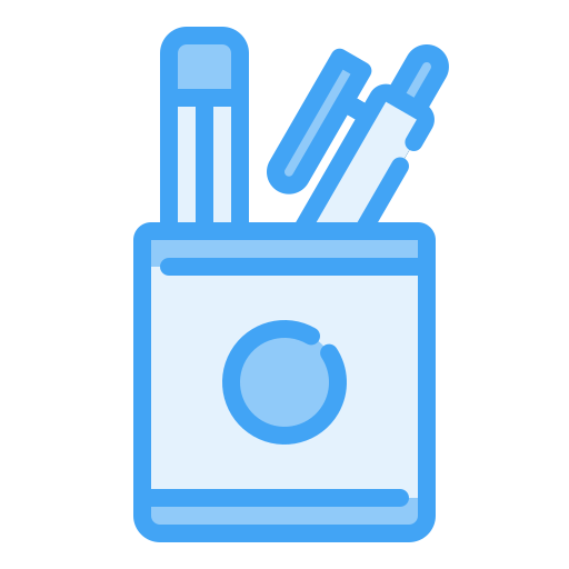 Pen container Generic Blue icon