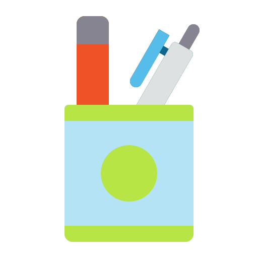 Pen container Generic Flat icon