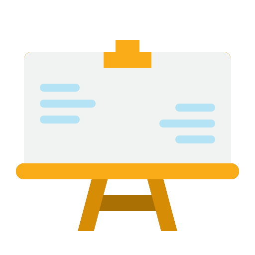 Chalkboard Generic Flat icon