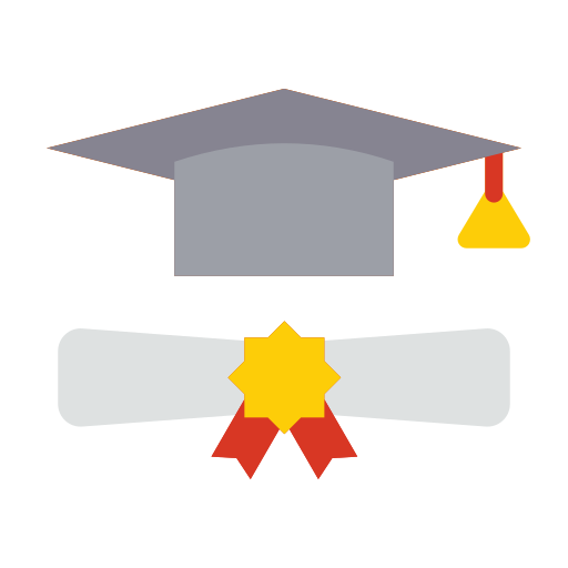 diploma uitreiking Generic Flat icoon