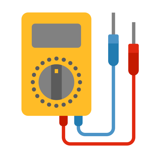 compteur électrique Generic Flat Icône