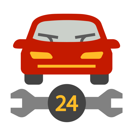 serwis samochodowy Generic Flat ikona