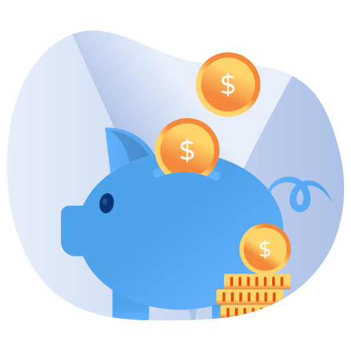 Piggy bank Generic Rounded Shapes icon