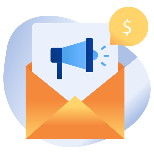 marketing e-mailowy Generic Rounded Shapes ikona